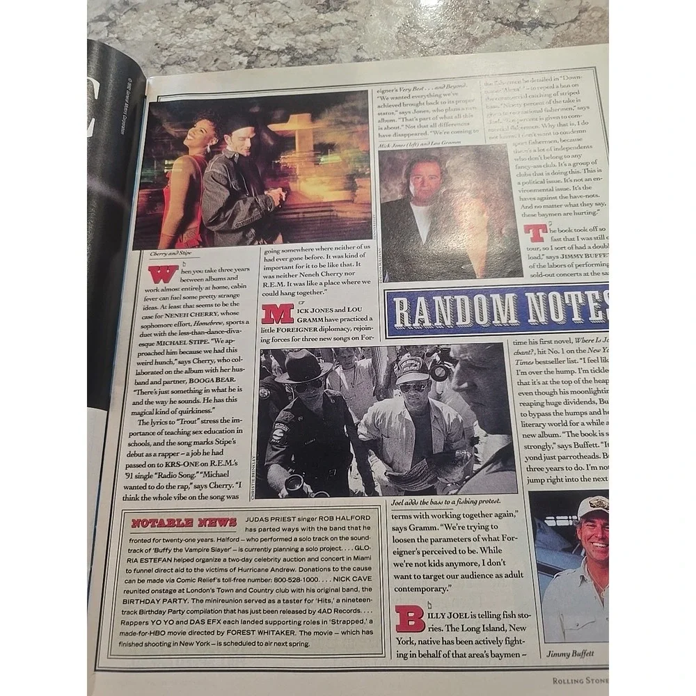 Vintage Rolling‎ Stone Magazine Issue 642 Oct 29 1992 Sinead O'Conner Pop Music